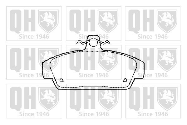 QUINTON HAZELL Brake pad set Article number: BP519 cheaply