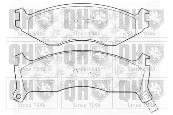 QUINTON HAZELL Brake pad set Article number: BP956 cheaply
