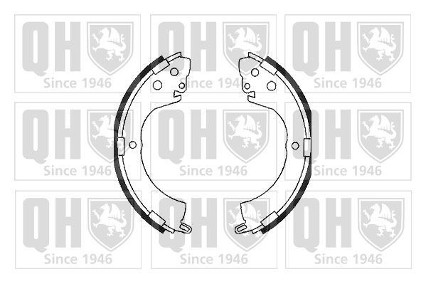 QUINTON HAZELL Brake Shoe Set Article number: BS1048 cheaply