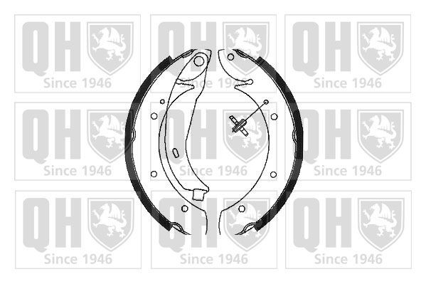 QUINTON HAZELL Brake Shoe Set Article number: BS1075 cheaply