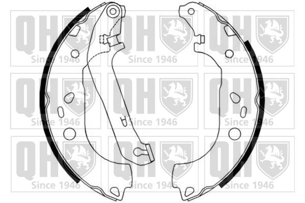 QUINTON HAZELL Brake Shoe Set Article number: BS1171 cheaply