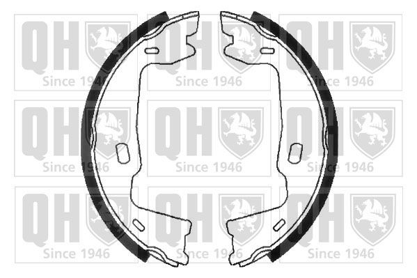 QUINTON HAZELL Handbrake shoes Article number: BS773 cheaply