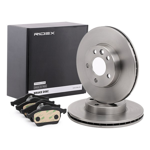 RIDEX Brake discs and pads set Article number: 3405B0364 cheaply