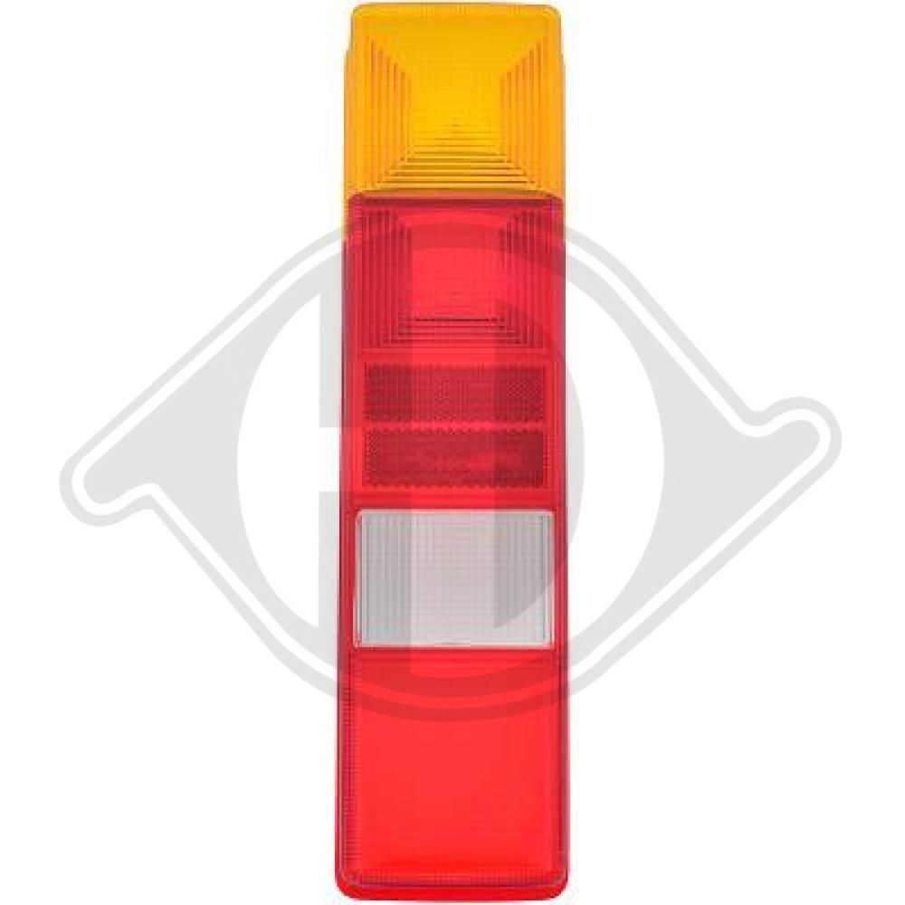 DIEDERICHS 1451092 Lygteglas, baglygte TRANSIT 2.4 DI 90 HK Diesel 2006