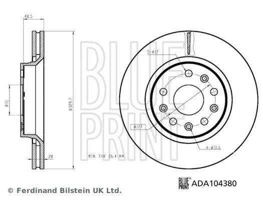 BLUE PRINT Piduriketas Artikli number: ADA104380 soodsalt