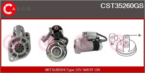 CASCO CEF70007AS Elektrimootor, radiaatoriventilaator C5 3.0 V6 207 HP Bensiin 2005