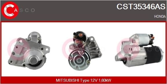 CASCO CEF73010AS Elektromotor, kølerventilator PASSAT 1.8 T 170 HK Benzin 2005