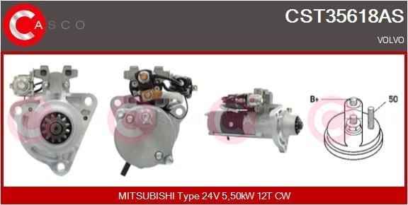 CASCO CEF74025AS Elektromotor, kølerventilator DOBLO 1.9 JTD 100 HK Diesel