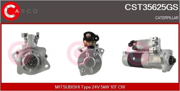 CASCO CEF74033GS Elektromotor, kølerventilator DOBLO 1.9 JTD 105 HK Diesel