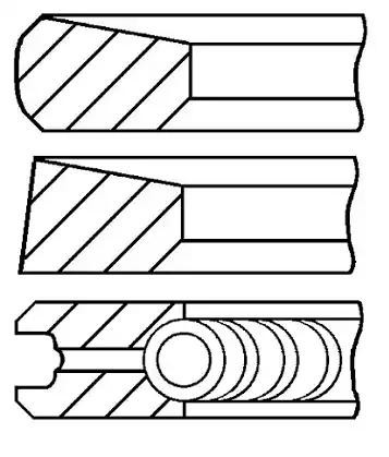 GOETZE ENGINE Piston Ring Kit Article number: 08-287100-00 cheaply