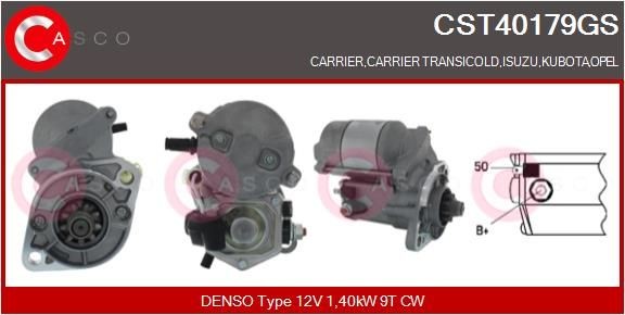 CASCO CEF85000AS Elektromotor, kølerventilator LANCER 2 135 HK Benzin 2013