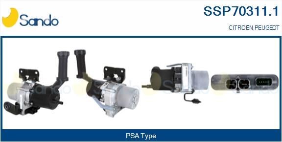 SANDO SEF77021.0 Electric Motor, radiator fan CORSA 1.7 DTI 16V (F08, F68) 75 PS Diesel 2006