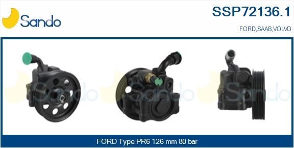 SANDO SEF80003.1 Електромотор, вентилатор на радиатора RODIUS 2.0 Xdi 155 K.C. дизел