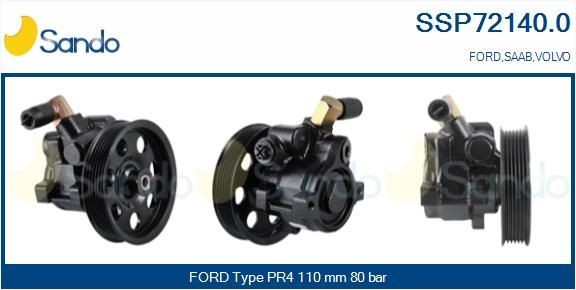 SANDO SEF80009.1 Електромотор, вентилатор на радиатора RODIUS 2.7 Xdi 165 K.C. дизел