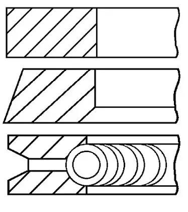 GOETZE ENGINE Piston Ring Kit Article number: 08-337300-00 cheaply