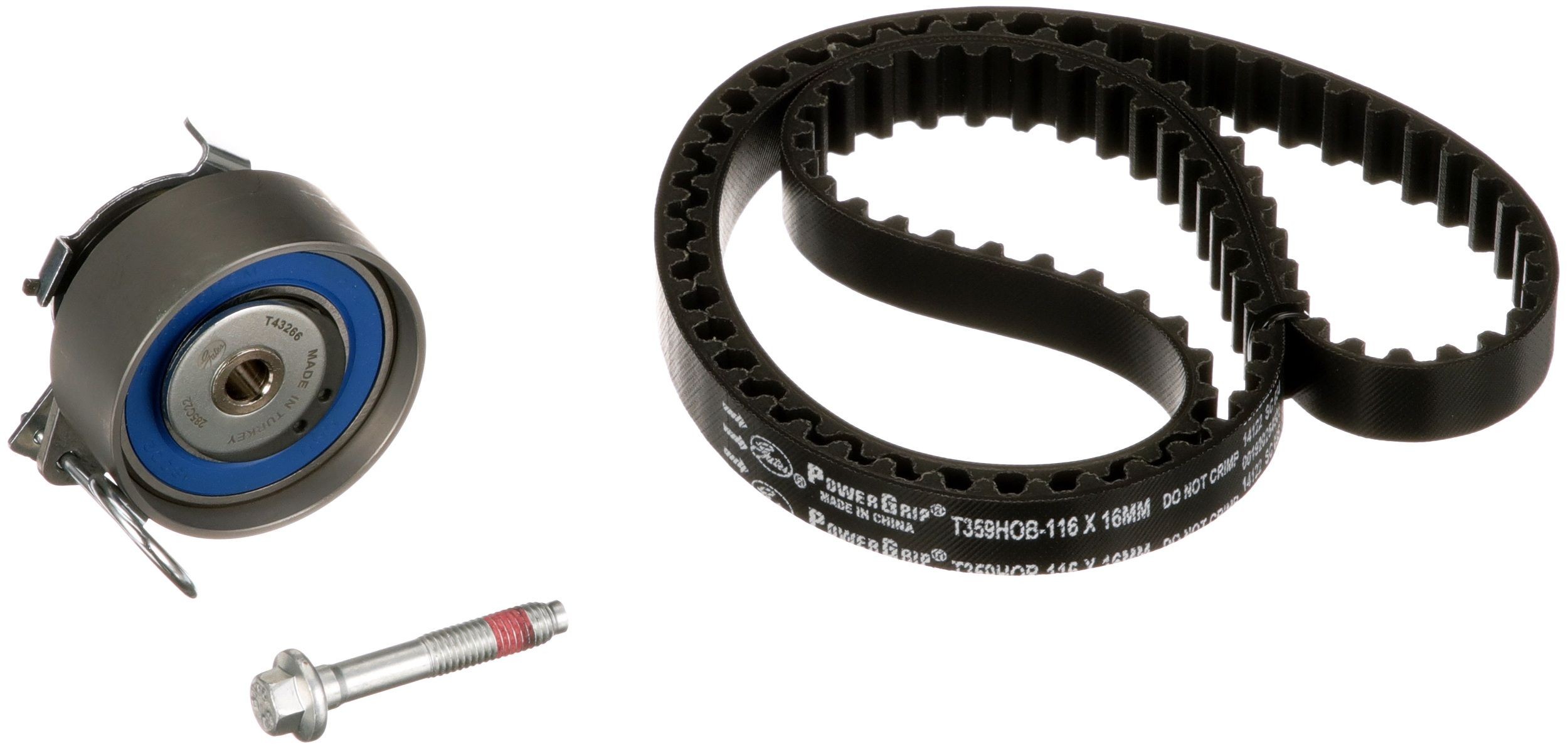 GATES Timing belt kit Article number: K01T359HOB cheaply