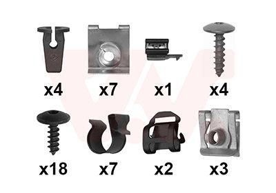 VAN WEZEL Mounting Kit, bumper Article number: 0335794 cheaply