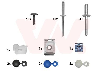 VAN WEZEL Mounting Kit, bumper Article number: 0969794 cheaply