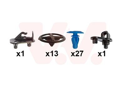 VAN WEZEL Mounting Kit, bonnet Article number: 3391797 cheaply