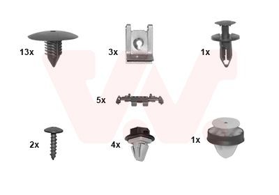 VAN WEZEL Mounting Kit, mud guard Article number: 4317796 cheaply