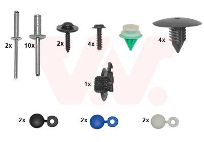 VAN WEZEL Mounting Kit, bumper Article number: 4372794 cheaply