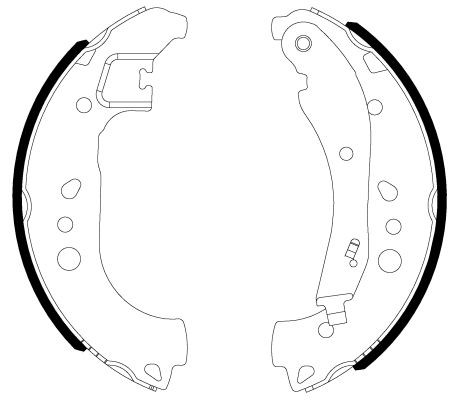 MINTEX Brake Shoe Set Article number: MFR759 cheaply
