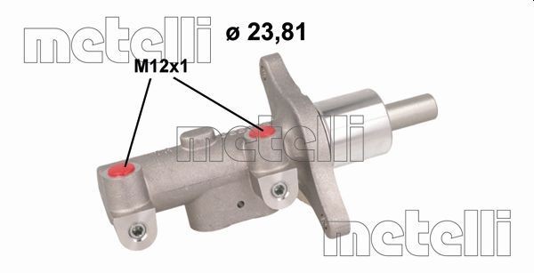 METELLI Peapiduri silinder Artikli number: 05-1137 soodsalt