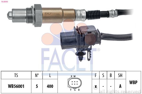 FACET Lambda sensor Article number: 10.8393 cheaply