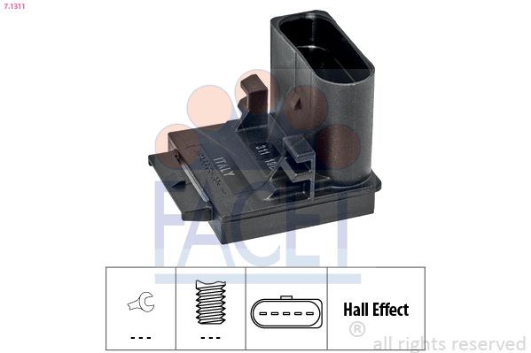 FACET Switch, clutch control (cruise control) Article number: 7.1311 cheaply