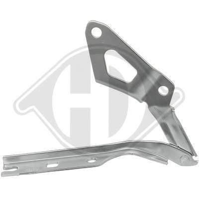 DIEDERICHS 2256019 Hængsel, motorhjelm TIGUAN 1.4 TSI E100 Flex 150 HK Benzin/Ethanol