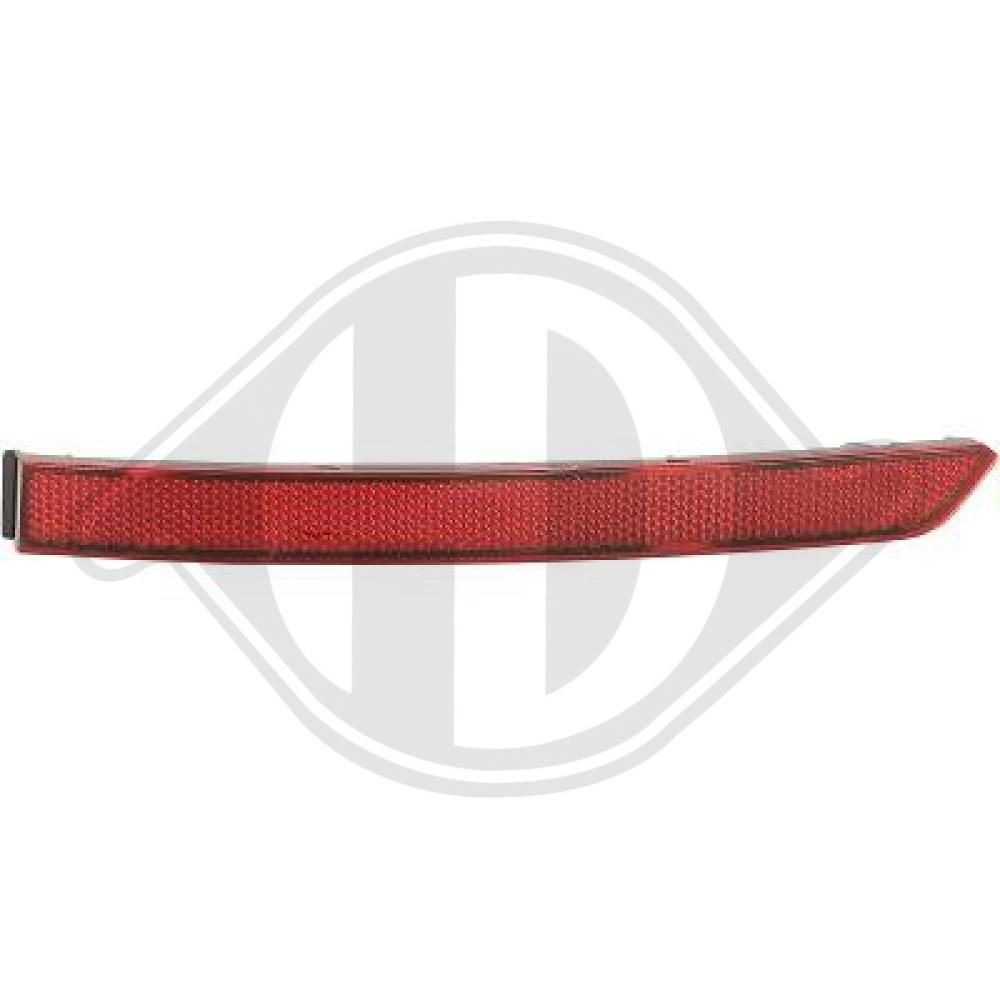 DIEDERICHS 2256098 Reflektor TIGUAN 1.4 TSI 4motion 150 HK Bensin