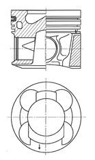KOLBENSCHMIDT Stempel artikkelnummer: 41266620 billig