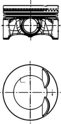 KOLBENSCHMIDT Piston Article number: 41501620 cheaply