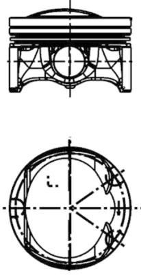 KOLBENSCHMIDT Piston Article number: 41509620 cheaply