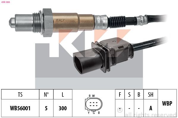 KW Lambda sensor Article number: 498 388 cheaply