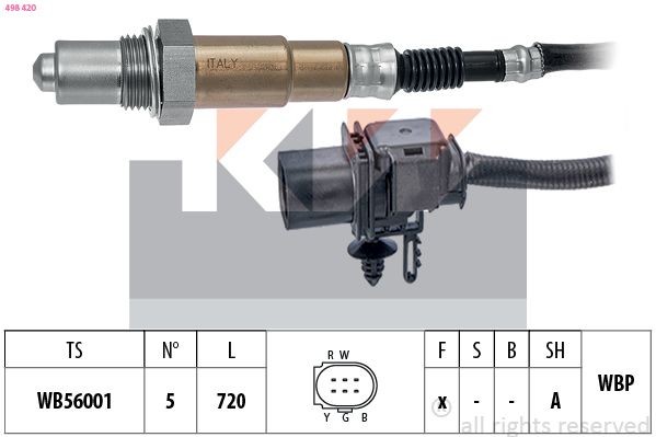 KW Sonda lambda Numer artykułu: 498 420 niedrogo
