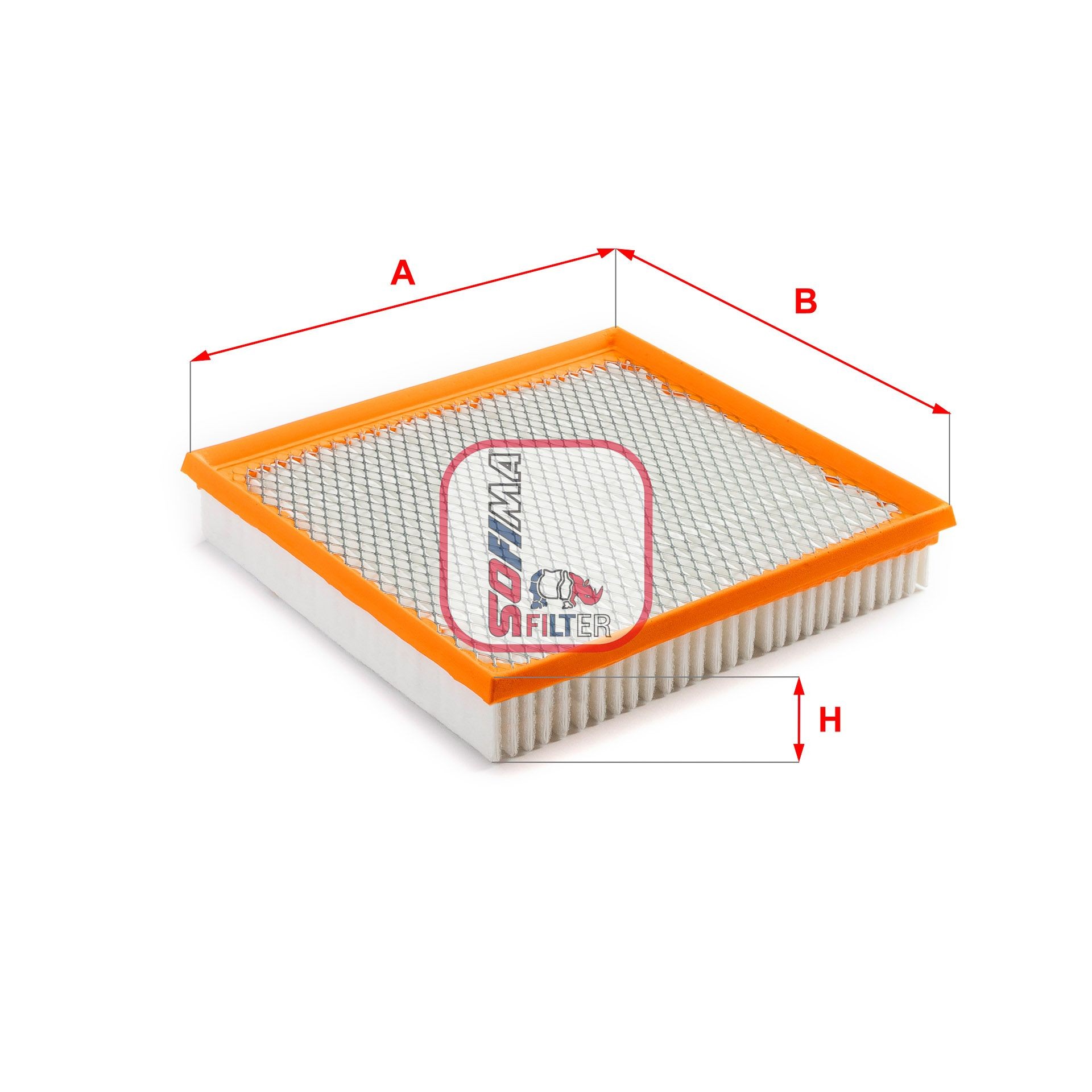 SOFIMA Air filter Article number: S 3A43 A cheaply