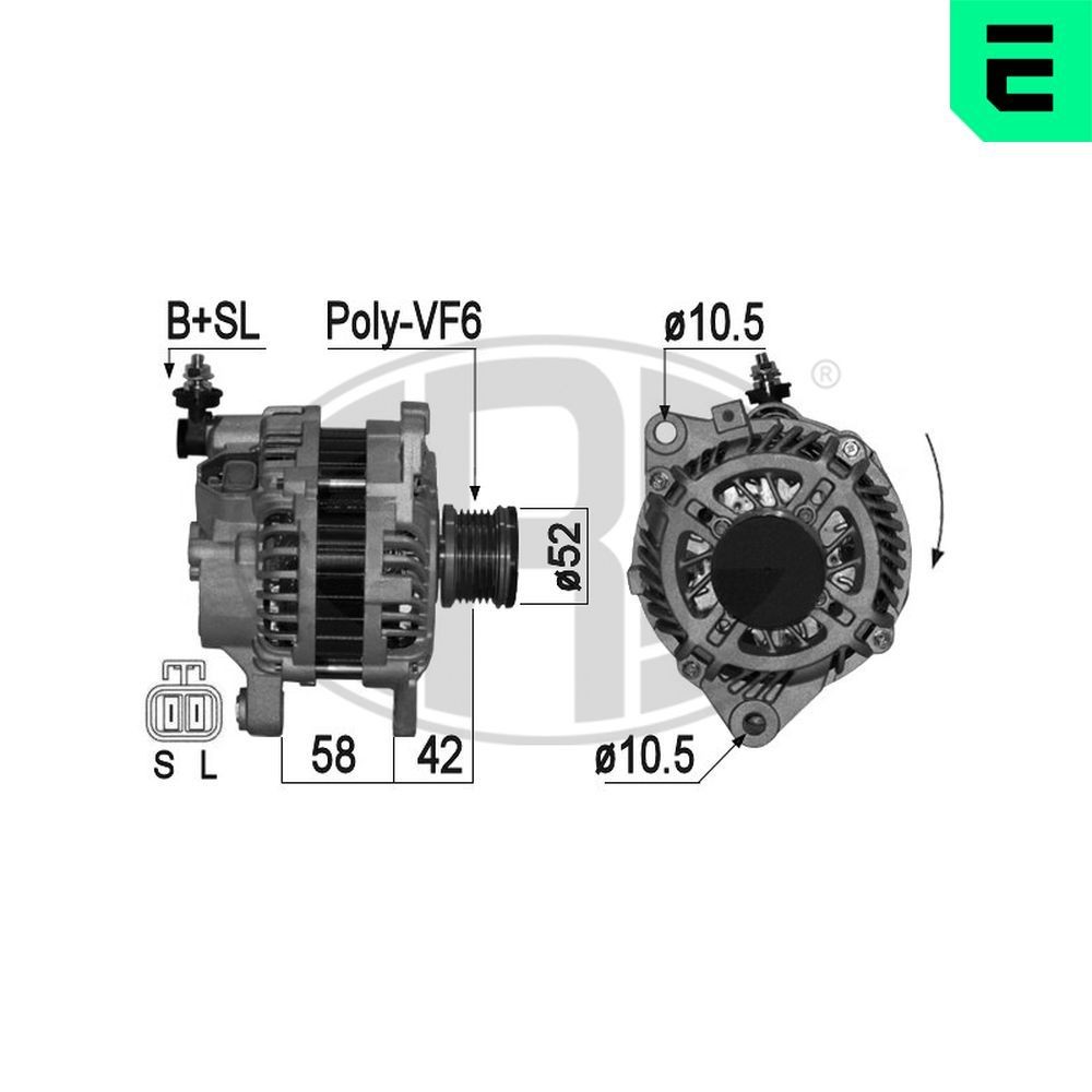 ERA Alternator Article number: 209153A cheaply