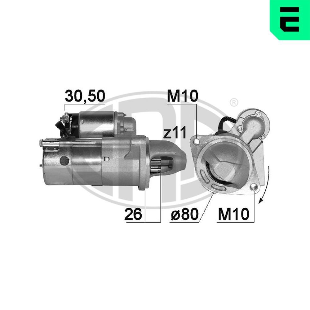 ERA Starter motor Article number: 220893A cheaply