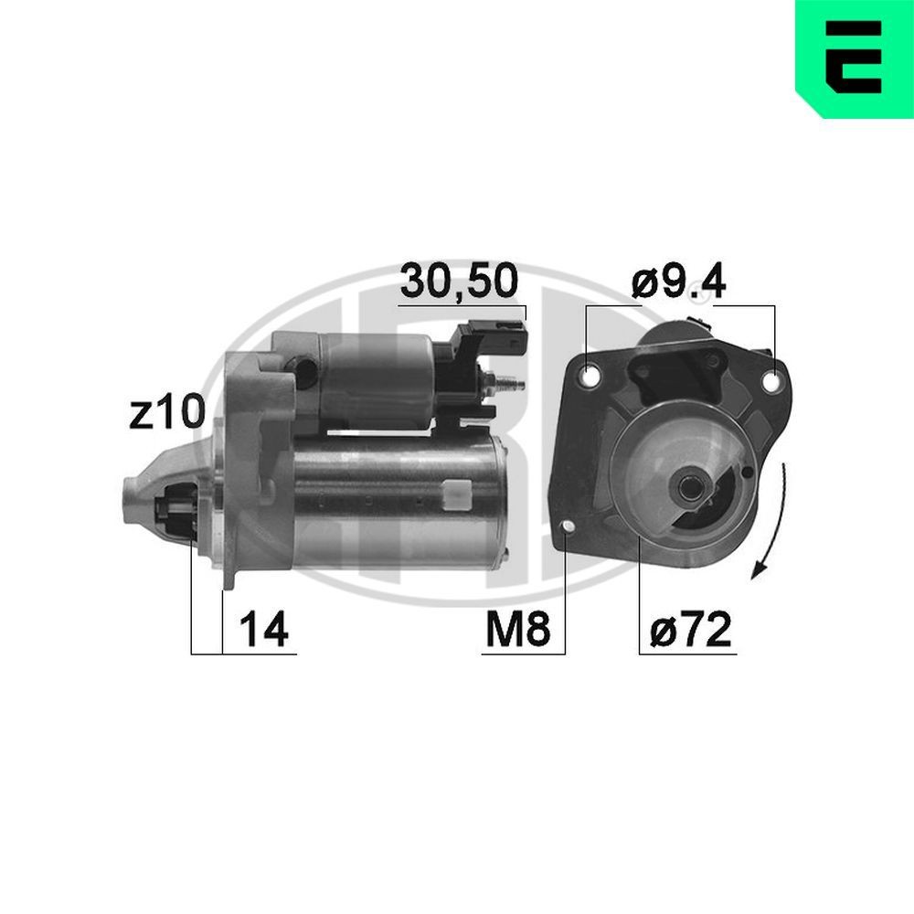ERA Starter motor Article number: 220970A cheaply