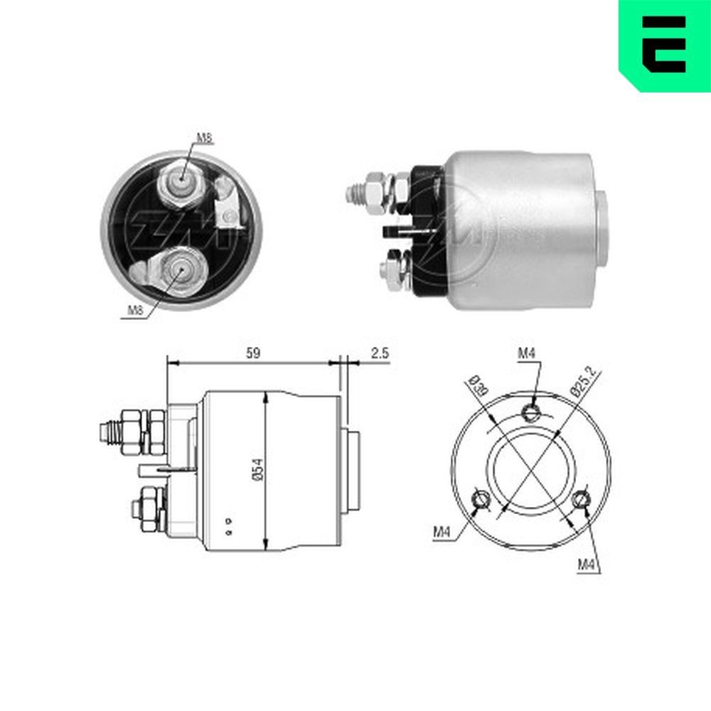 ERA Starter solenoid Article number: ZM1493 cheaply