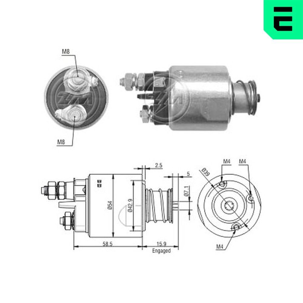 ERA Starter solenoid Article number: ZM1495 cheaply