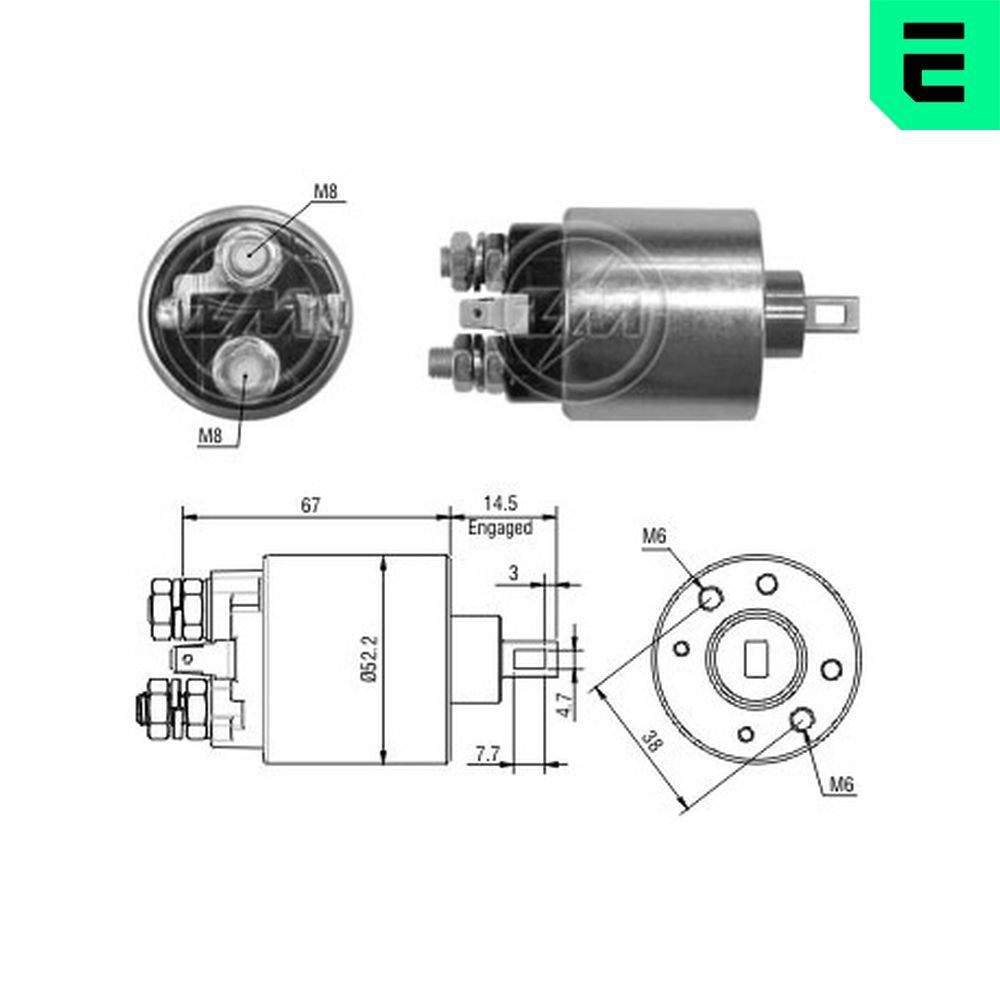 ERA Starter solenoid Article number: ZM1716 cheaply