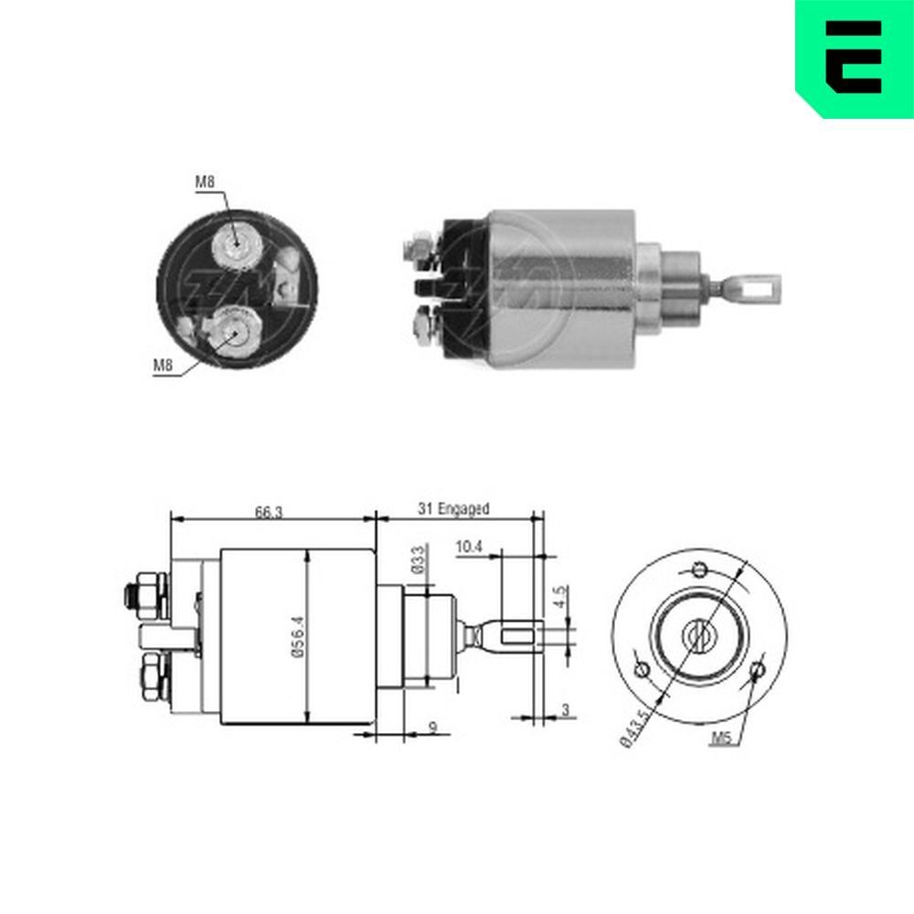ERA Magnetafbryder, starter Varenummer: ZM2873 billige