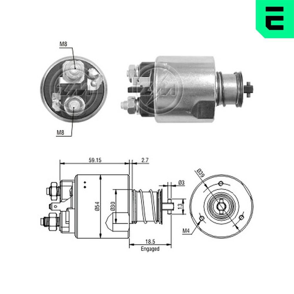 ERA Starter solenoid Article number: ZM3491 cheaply