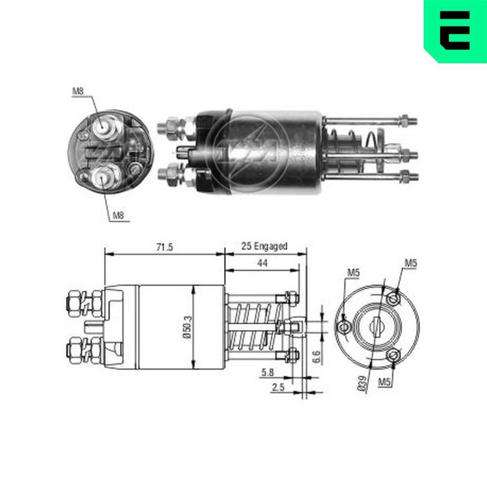 ERA Starter solenoid Article number: ZM3651 cheaply
