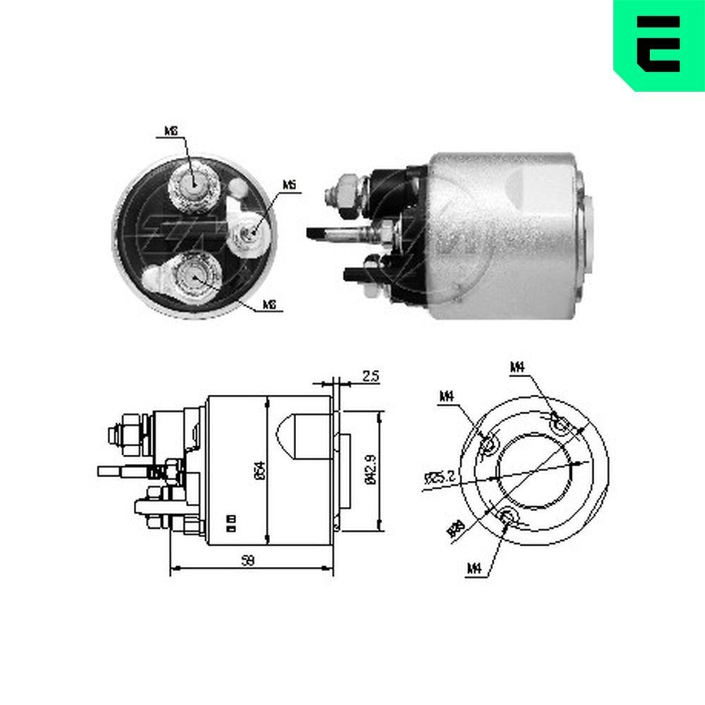 ERA Starter solenoid Article number: ZM4494 cheaply