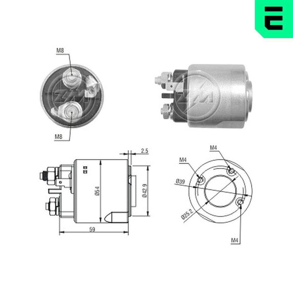 ERA Starter solenoid Article number: ZM4495 cheaply
