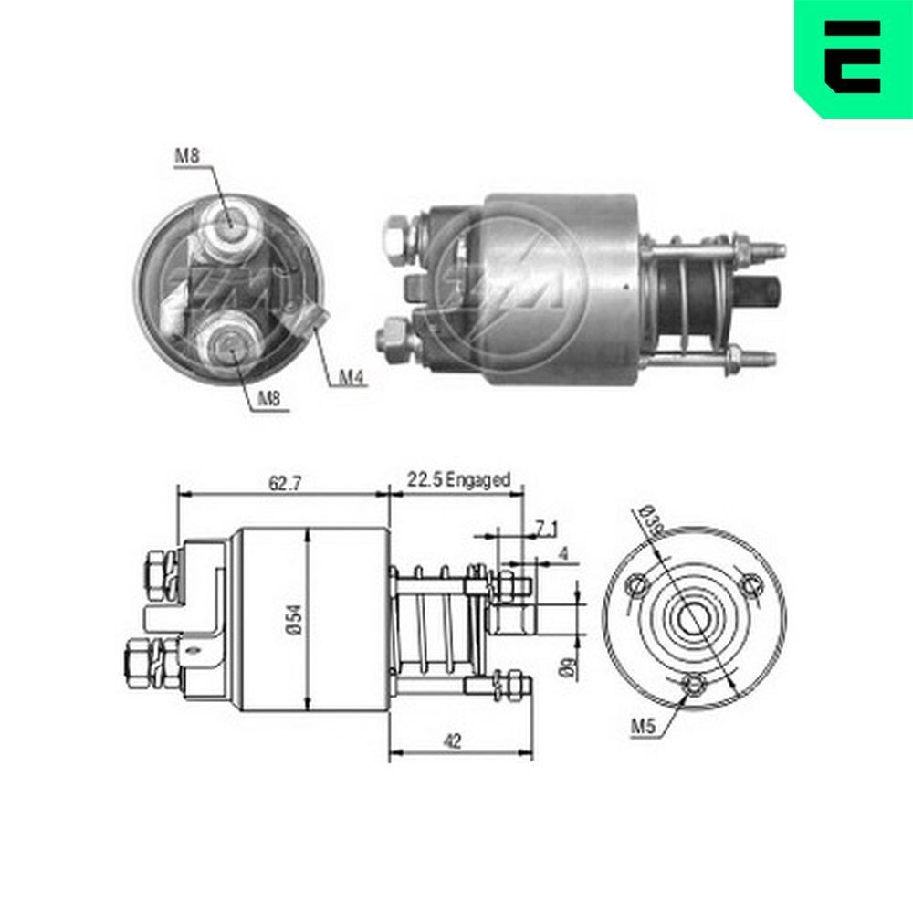ERA Starter solenoid Article number: ZM5395 cheaply