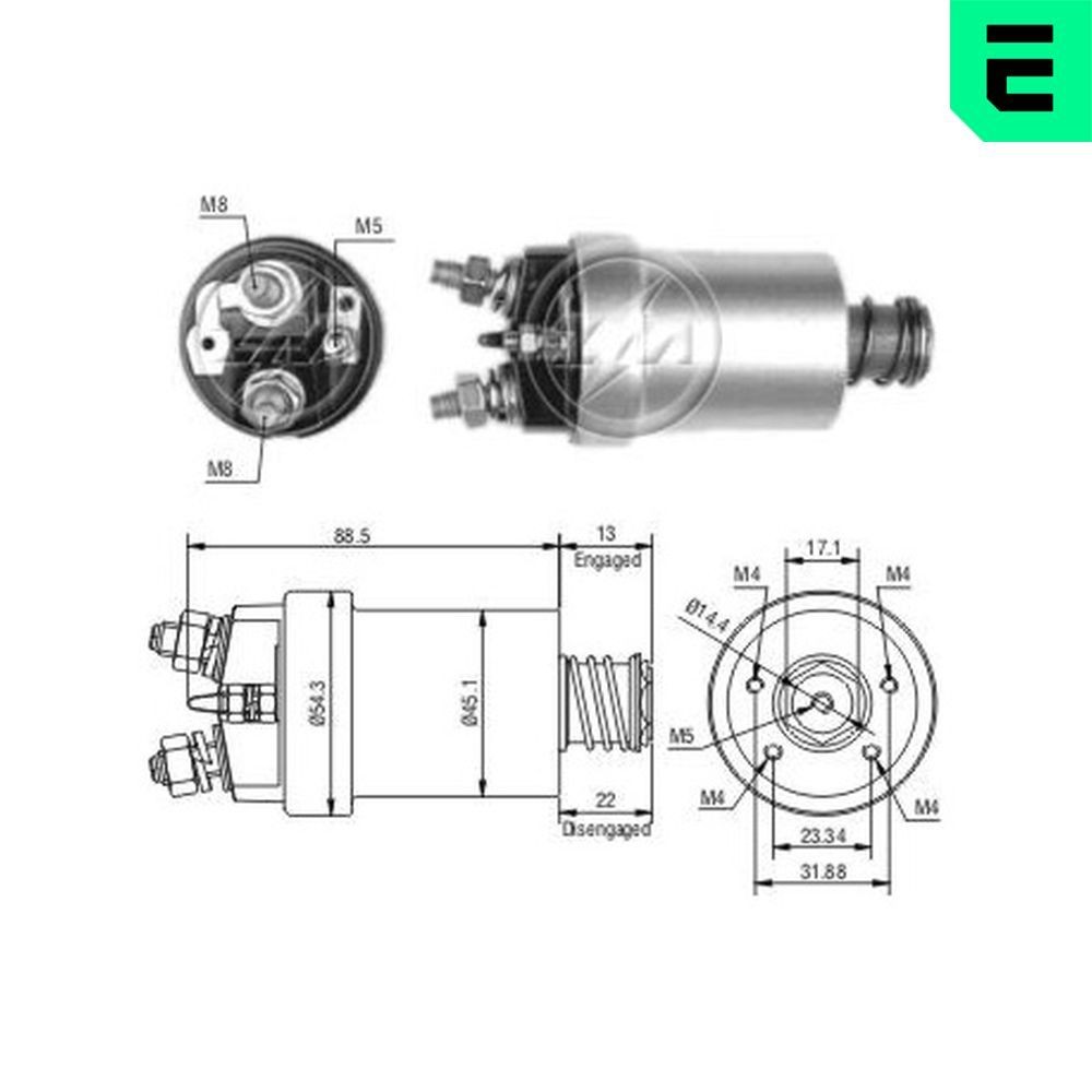 ERA Starter solenoid Article number: ZM561 cheaply